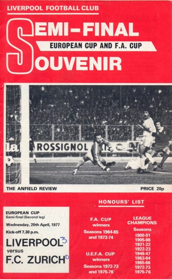 Match programme